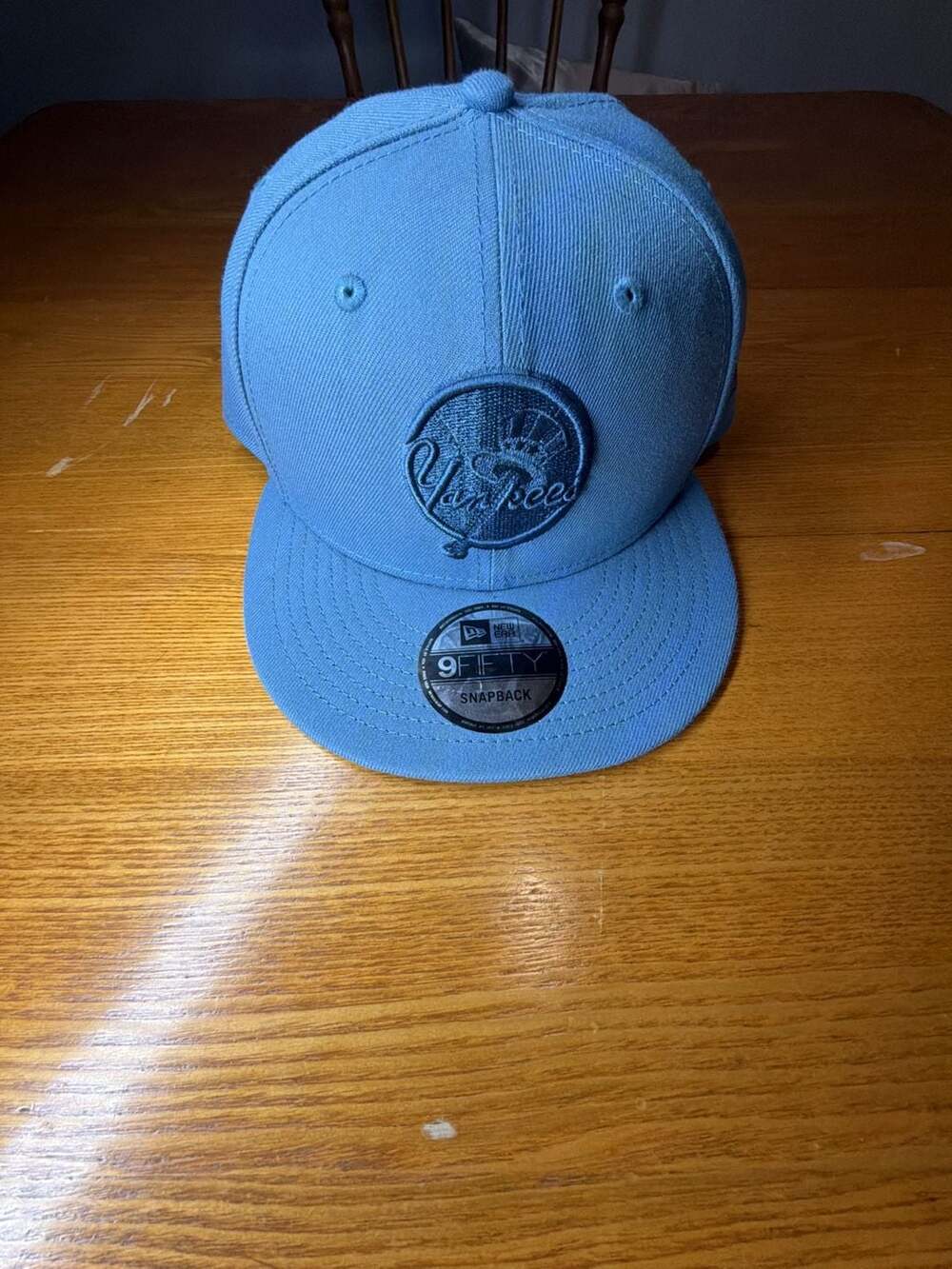 New Era New York Yankees Light Blue 9FIFTY Snapback Hat